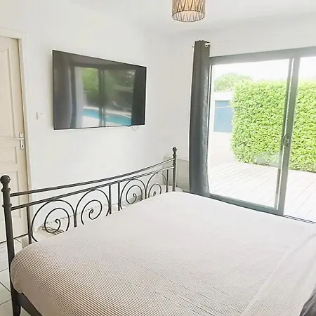 Prázdninový dům Jolie Avec Piscine Chauffee Proche Du Sanguinet